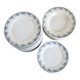 6 Sarreguemines iron earth dessert plates, Luchon model