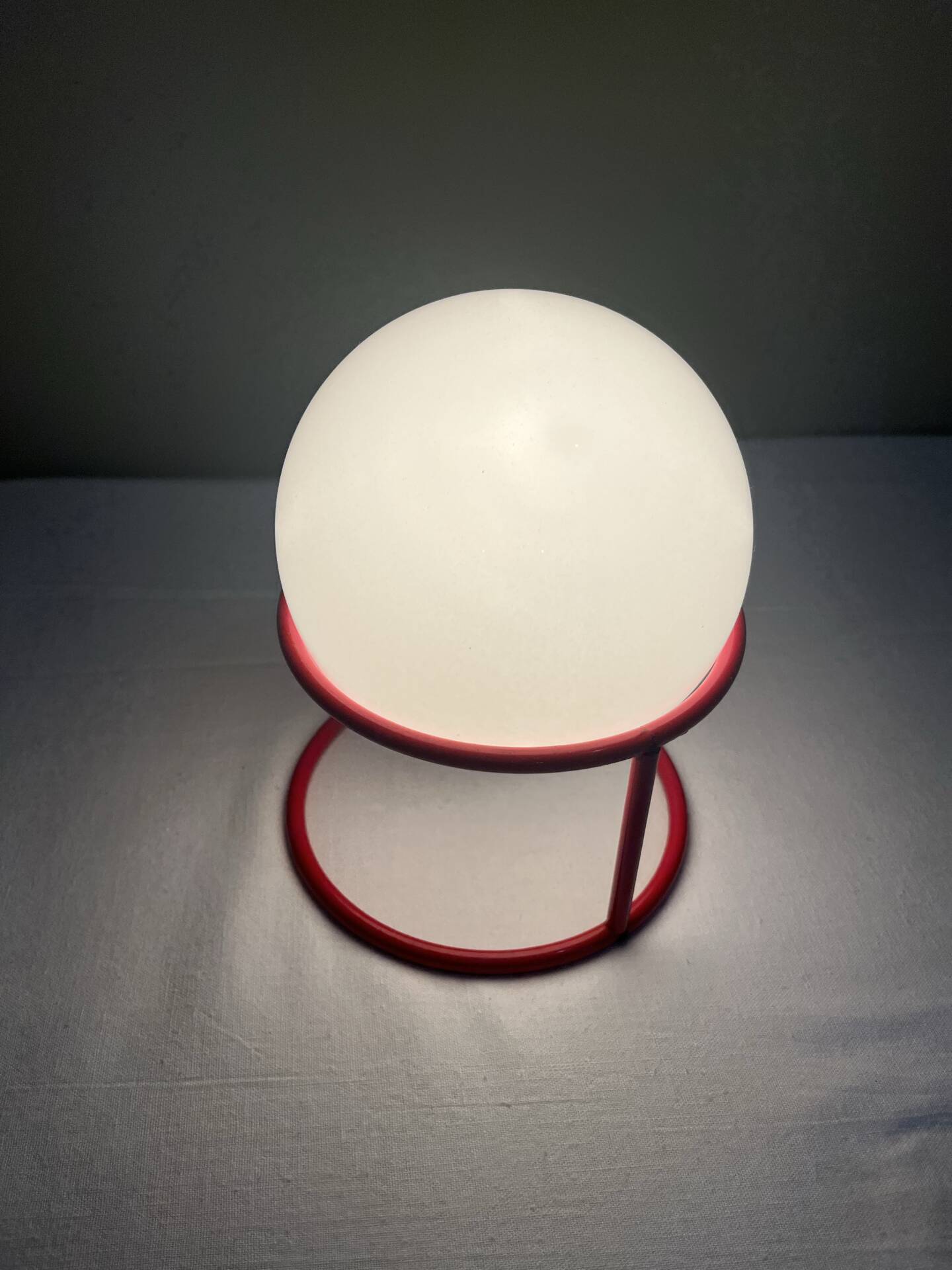 Lampe boule vintage design italien années 70