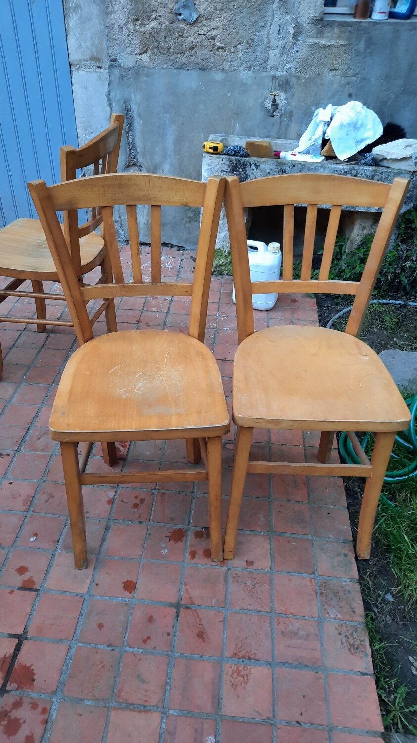 Lot de 8 chaises bistrot