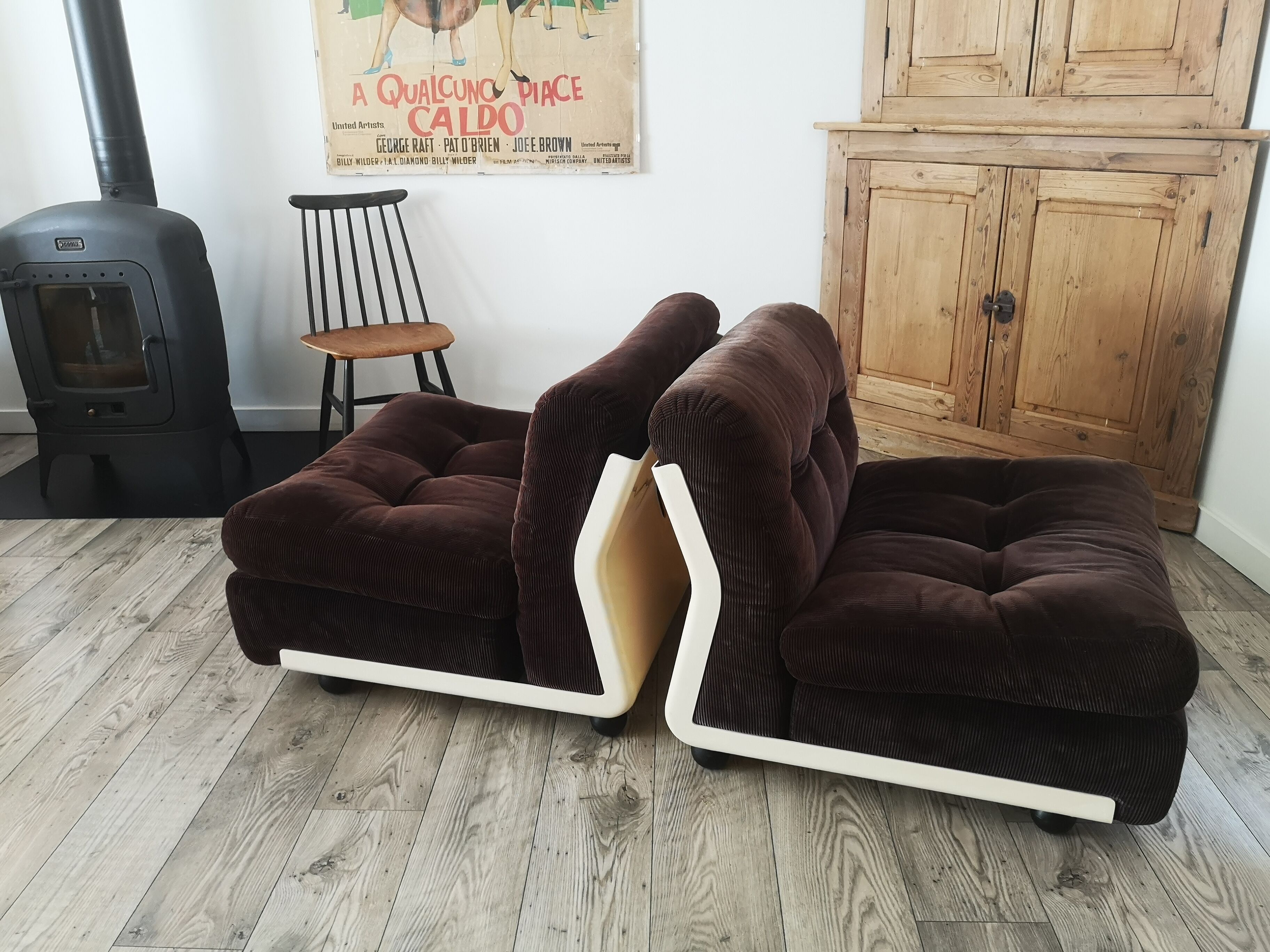 Pair of Amanta heaters by Mario Bellini