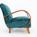 1950s Jindrich Halabala Restored Armchair, Czechoslovakia