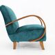 1950s Jindrich Halabala Restored Armchair, Czechoslovakia