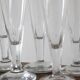 Lot de 5 flutes à champagne de bistrot, vintage