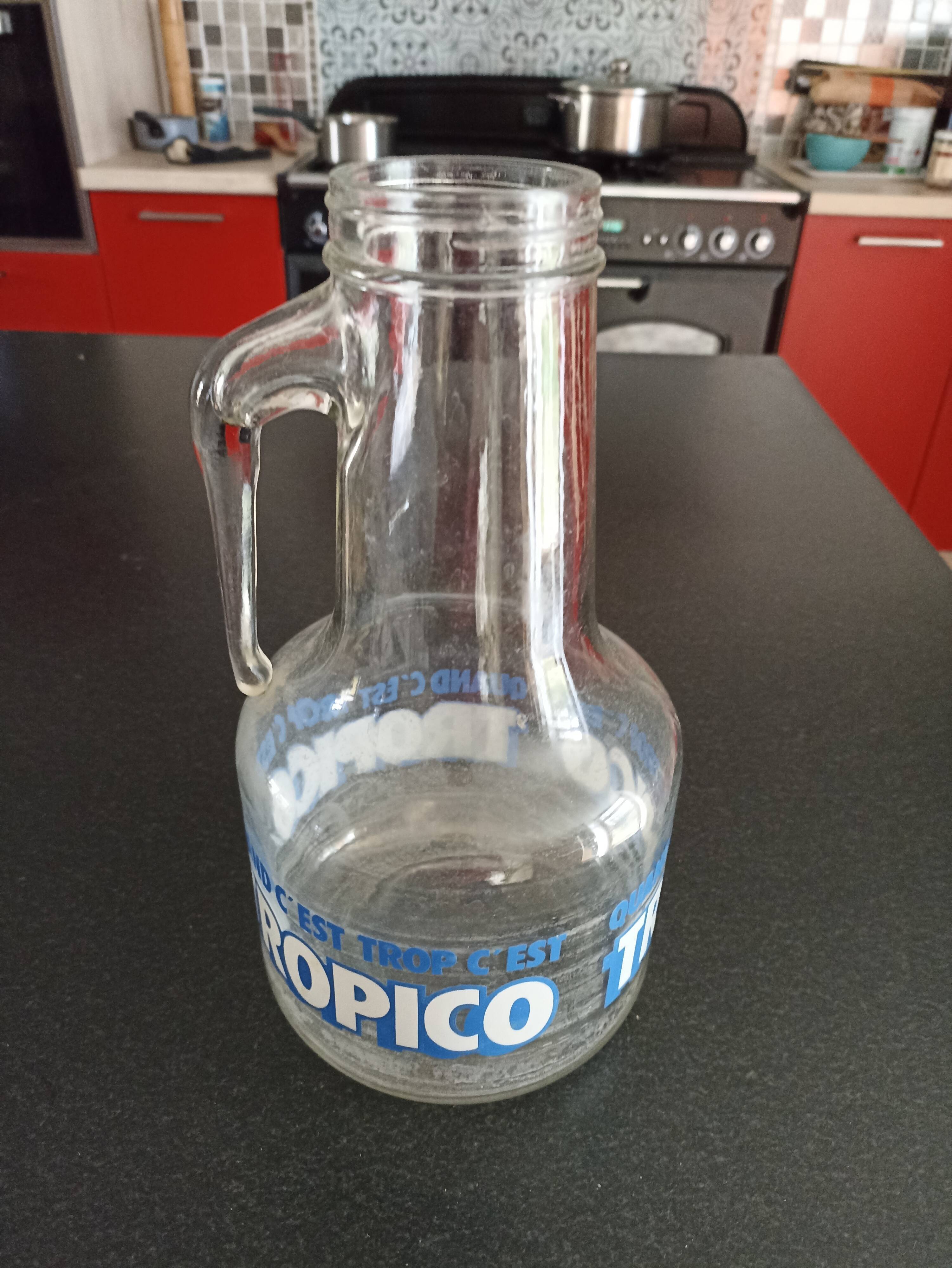 Tropico glass decanter