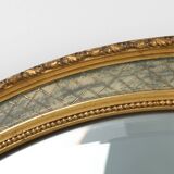 Oval Giltwood Mirror by Pieterman, The Netherlands 1960s