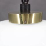 1970s UFO Glass Pendant Light, Czechoslovakia