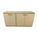 Ivory and brass wool buffet, 1970