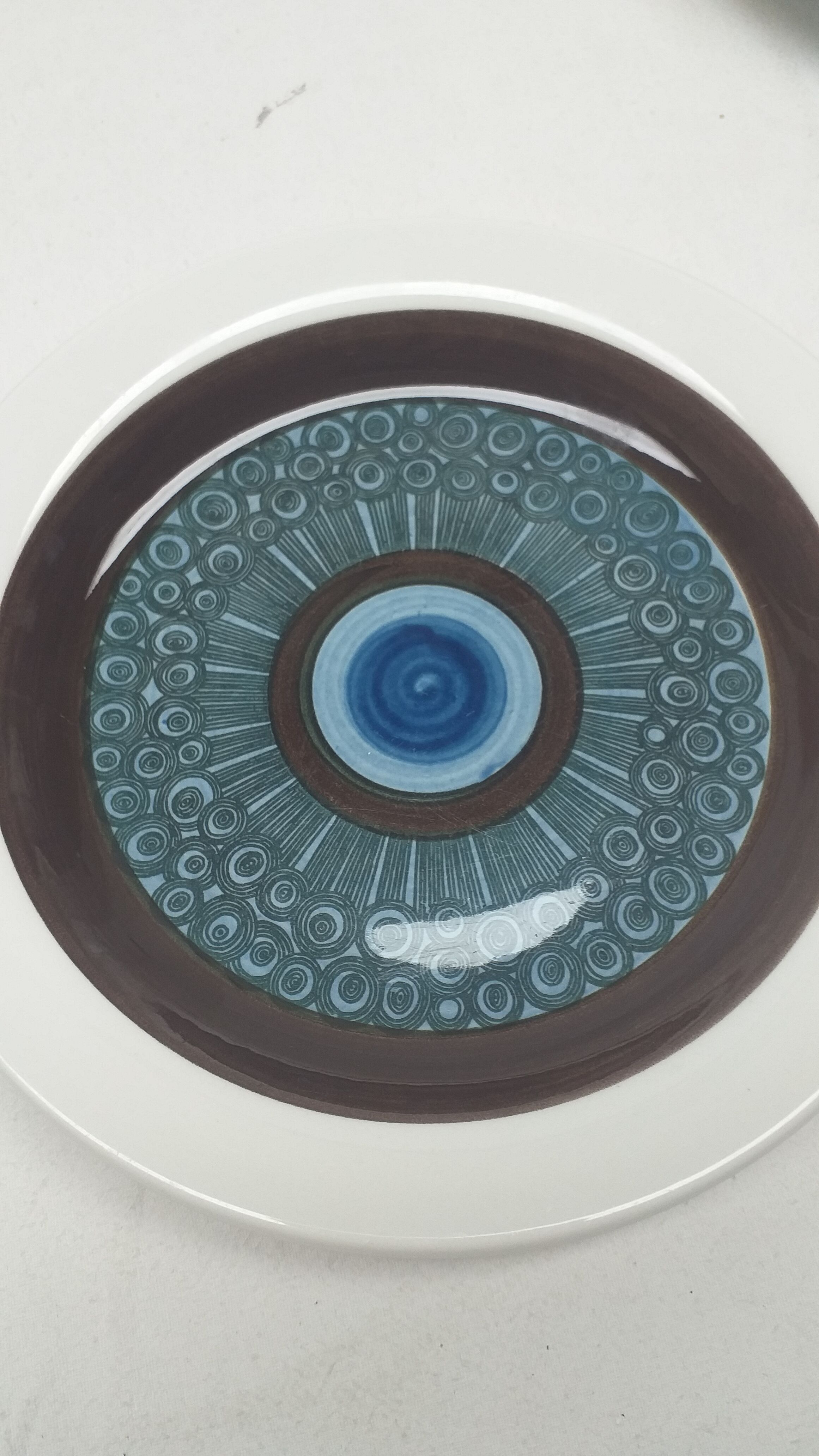 Dessert plate Rorstrand Amanda designer Campbell