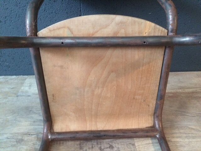 Lot of 2 vintage school chairs