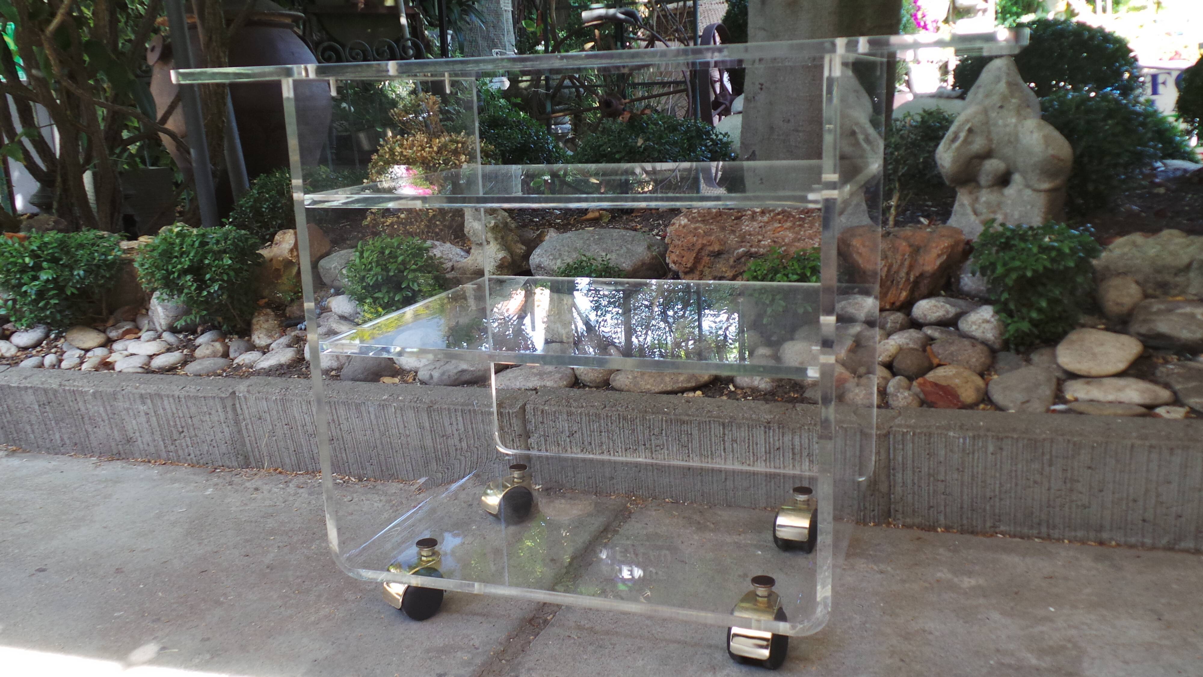 70's Plexiglas wheelchair