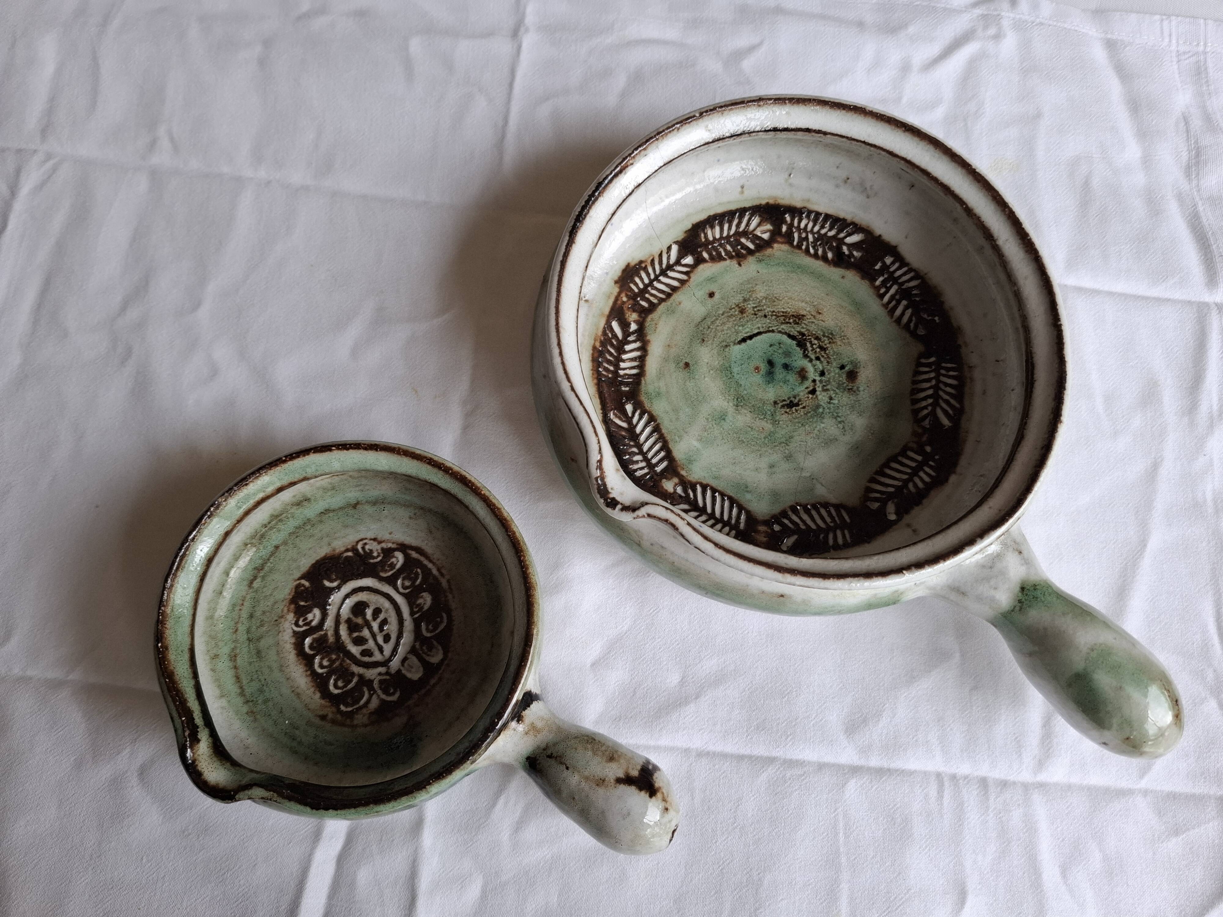 2 Albert Thiry Vallauris caquelons