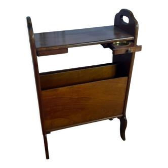 Magazine holder with ashtray shelves 60s