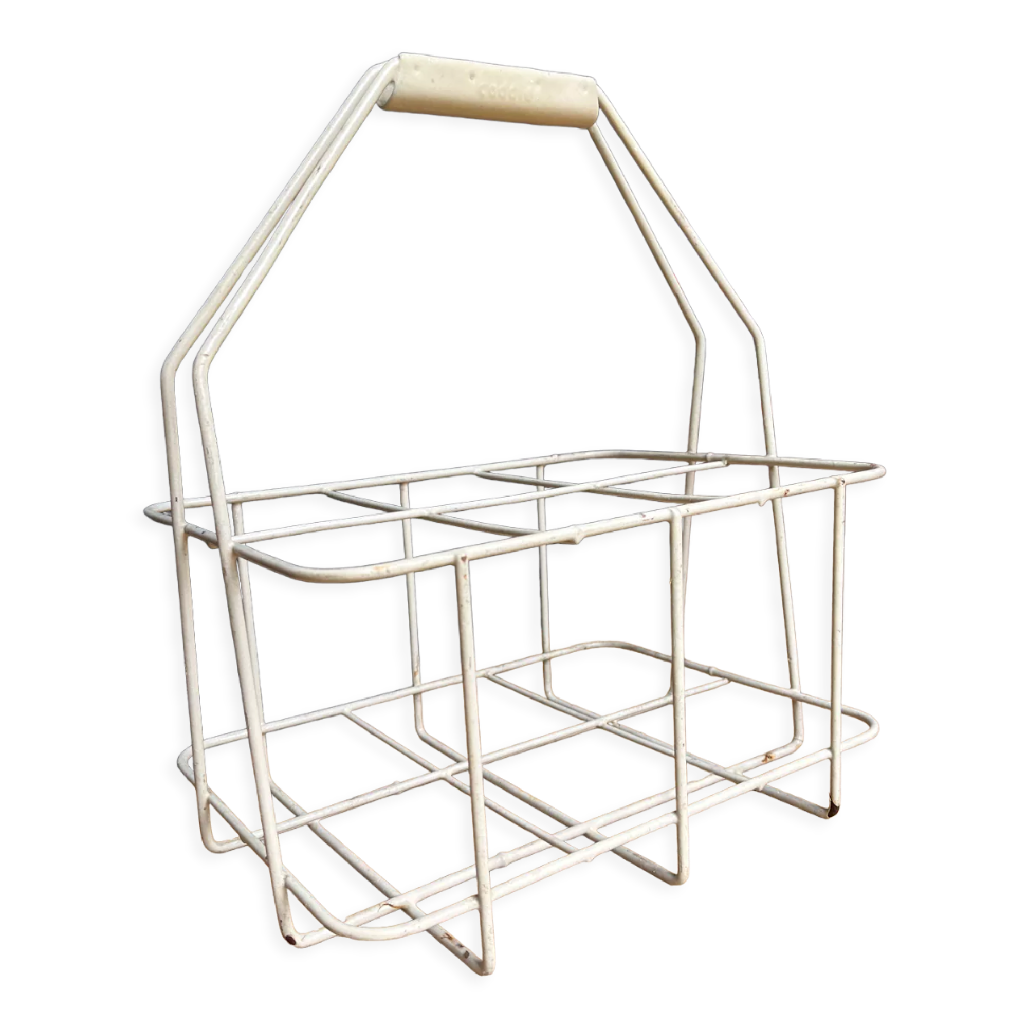Shopping cart bottle basket