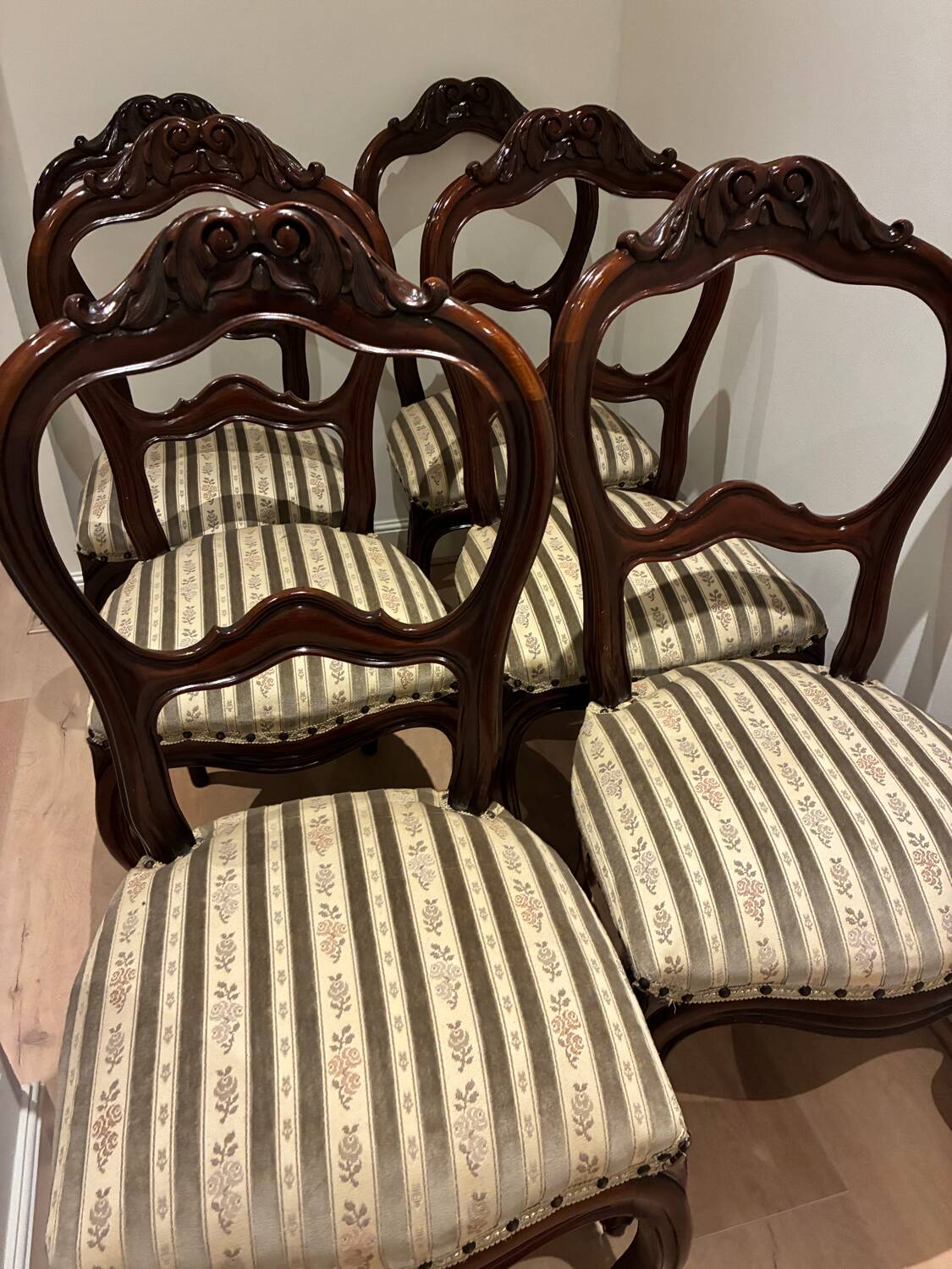 6 chairs mahony victorian chair