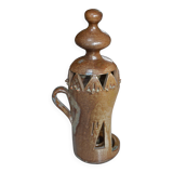 Stoneware photophore "the Cyclades" 1970s