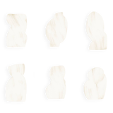 Set of 6 abstract giclee prints, A4