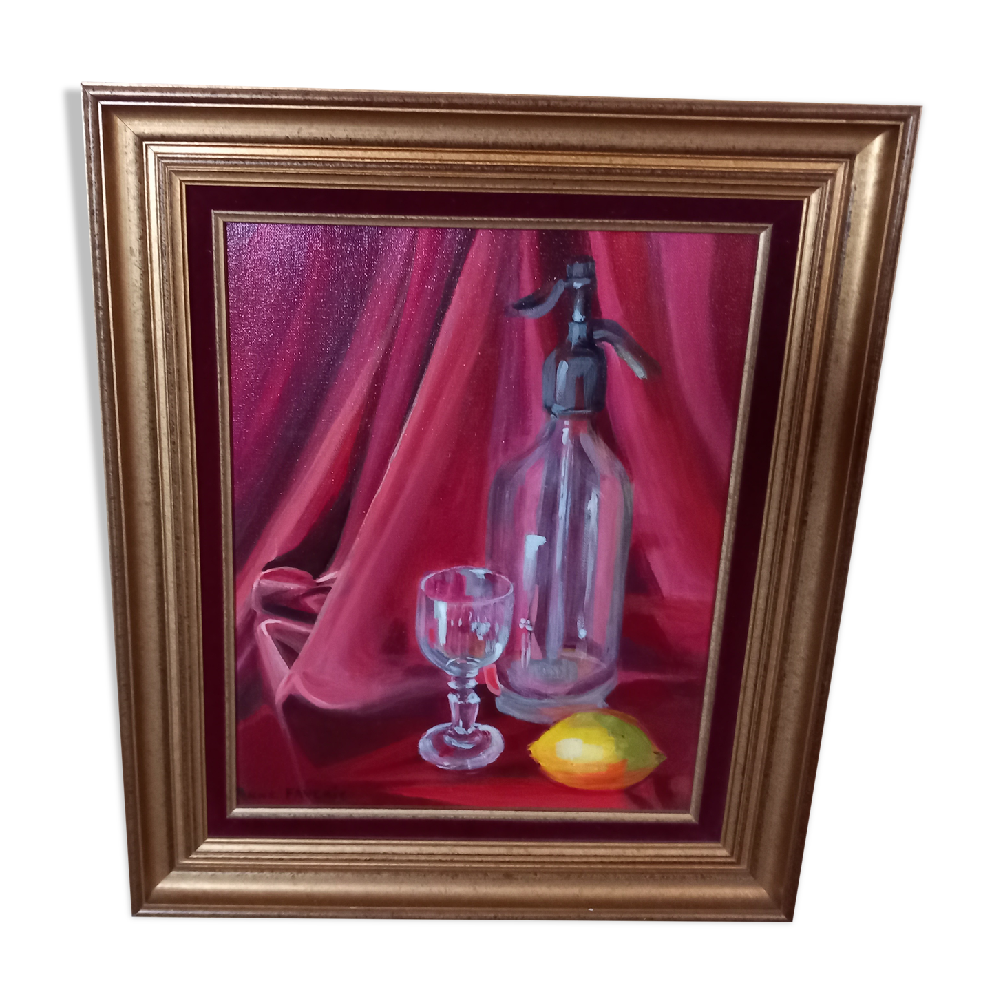 Oil on canvas- still life