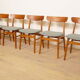6 chaises de salle à manger | Farstrup | Modèle 210 | Rembourrées