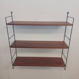 Etagère murale String en noyer, années 60