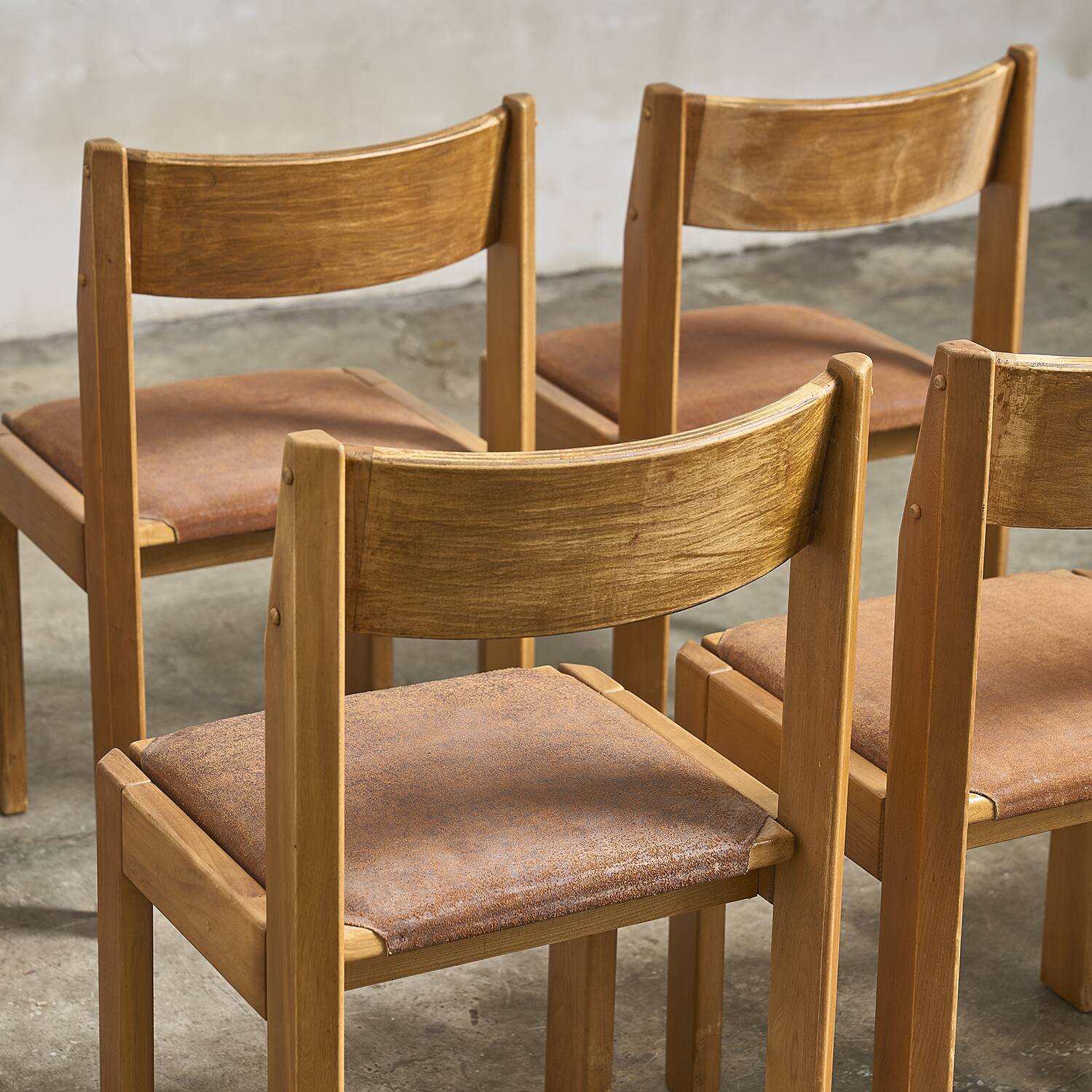 6 dining chairs by Luigi Gorgoni for Roche Bobois