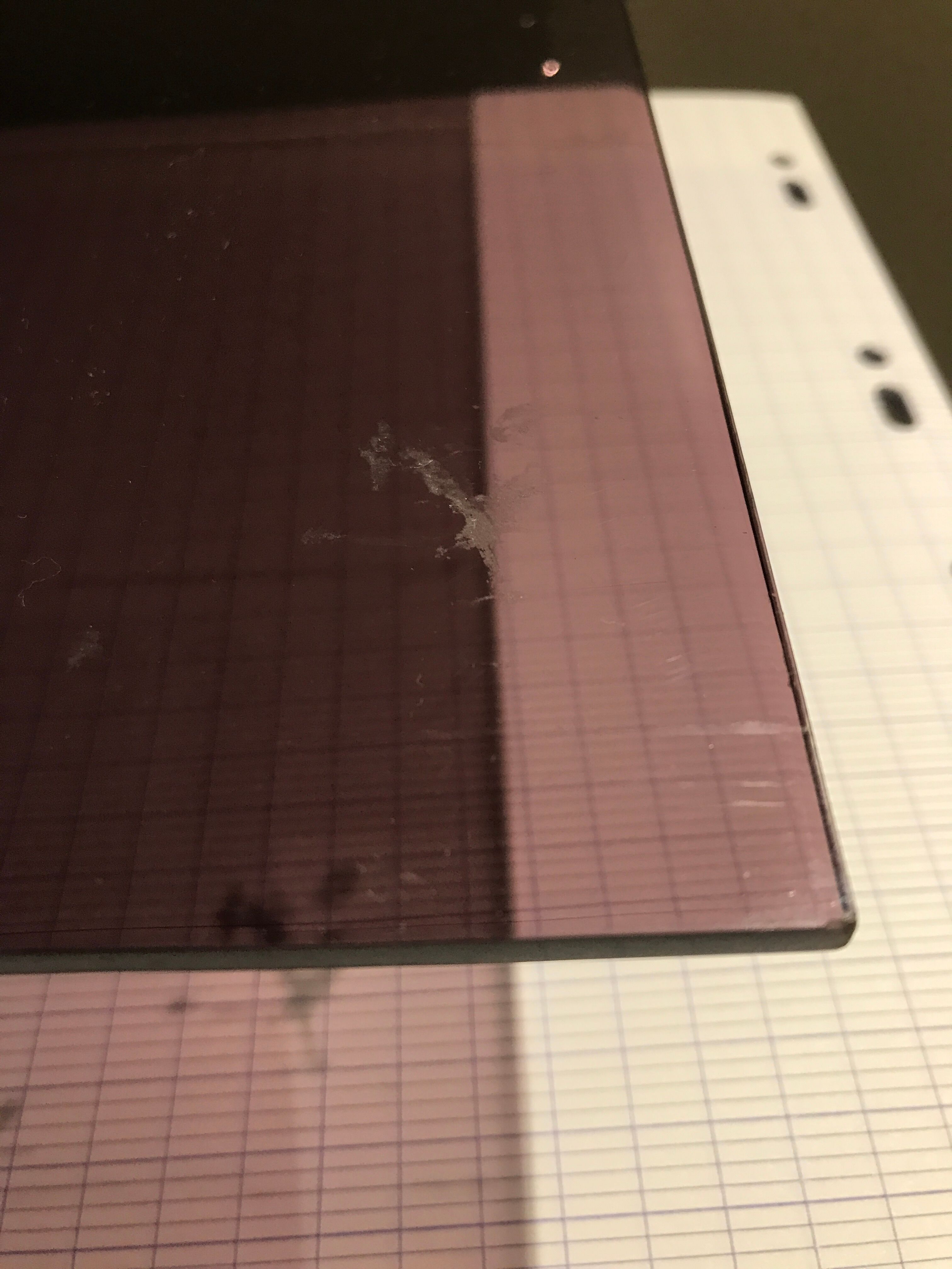 Smoked plexiglass magazine door