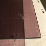 Smoked plexiglass magazine door