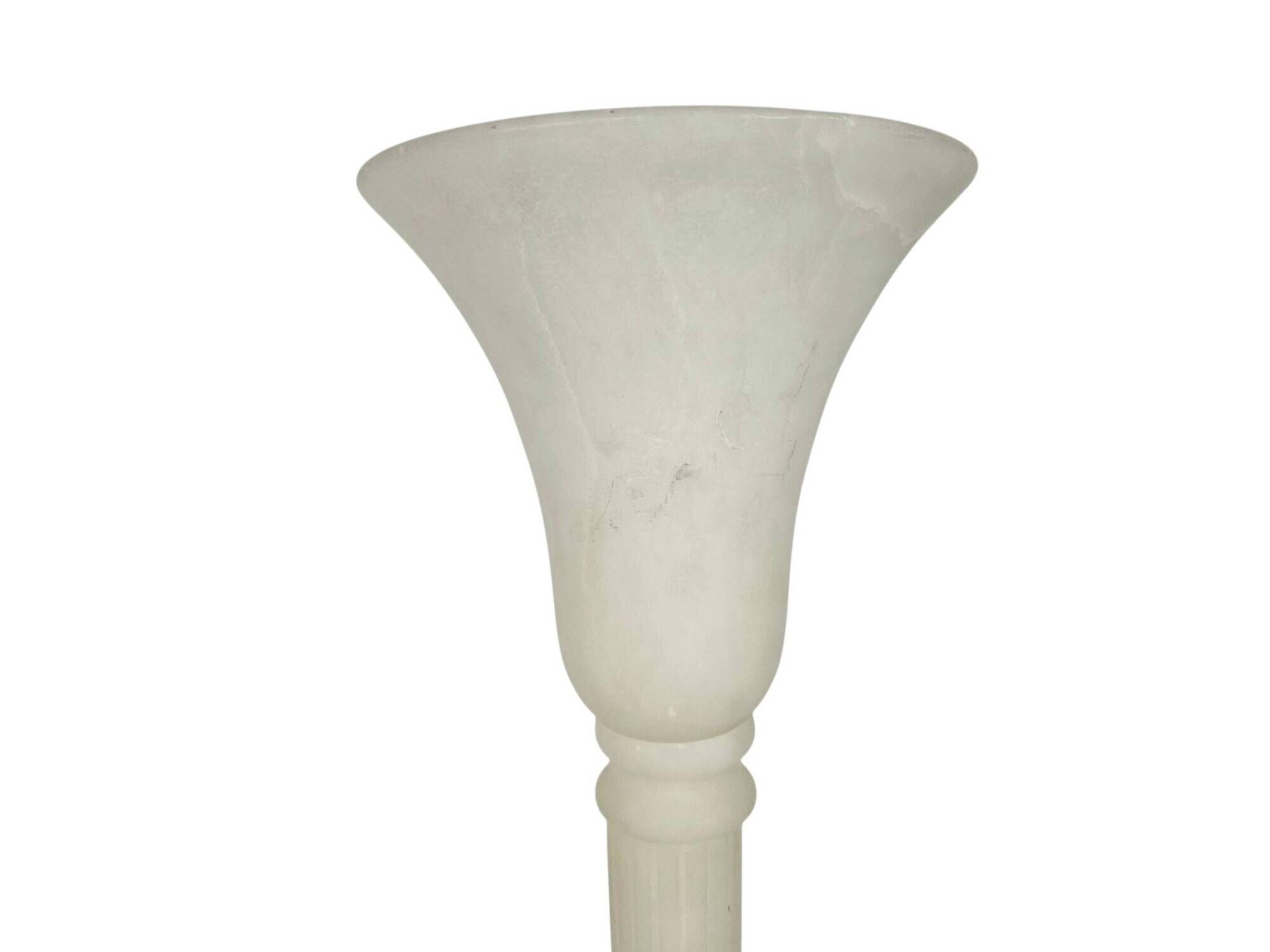 Alabaster - Uplighter - Pegasam - Chalice-style lamp - Spain - 1970s