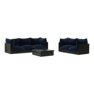 “Down” sofa set by Carlo Bartoli for Rossi di Albizzate, 1970s Italy.