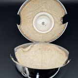 Ceramic and metal teapot with felt insulation