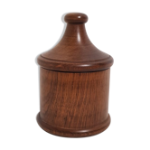 Boite en bois vintage avec couvercle années 1960