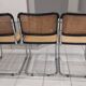 Suite de 6 chaises modèle Cesca B32 par Marcel Breuer vintage 1993