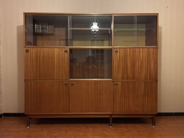 Meuble Multi tv 67 de André Monpoix années  1960