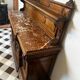 Two-part Renaissance-style buffet - Solid oak & marble, late 19th century