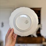 Vintage white slip plates