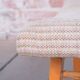 Mid-Century Stool in Upholstery and Beech, Slovakia, 1960s