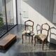 2 antique Louis XV style walnut chairs