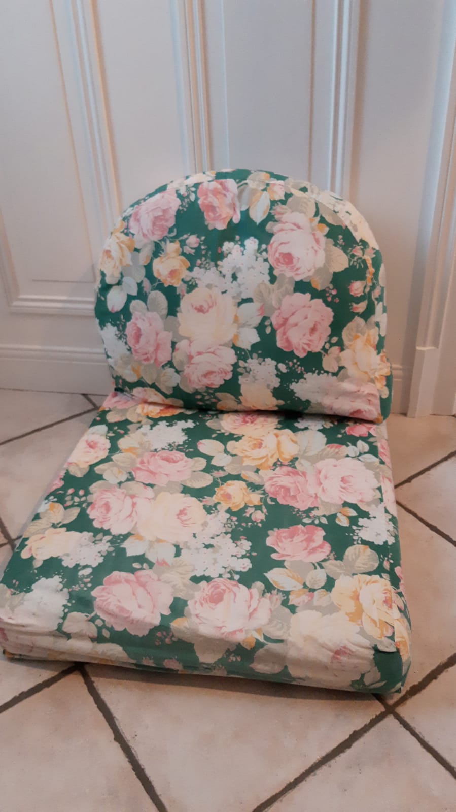 Pair of rattan armchairs 50s