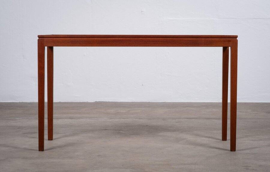 Danish Teak Coffee or Side Table with Tile Top, 1960s