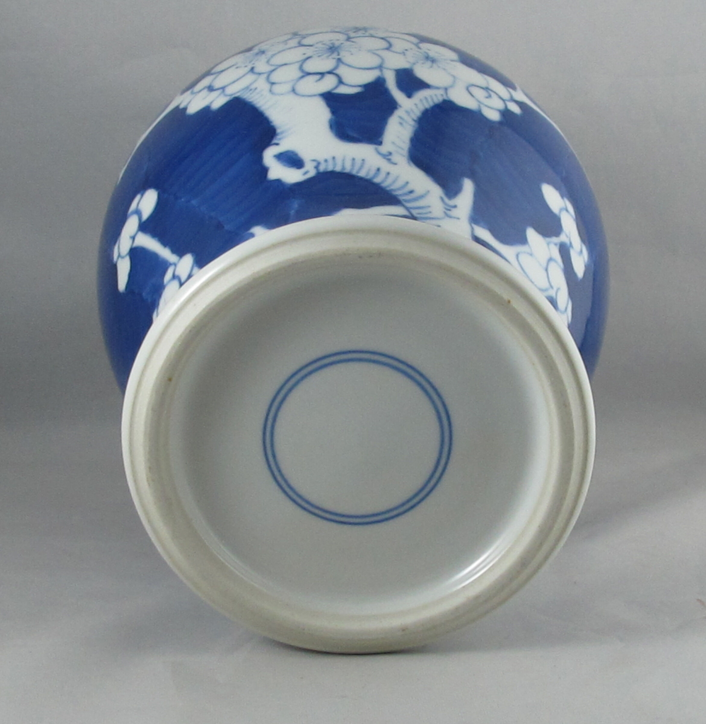 Chinese potiche blue white China