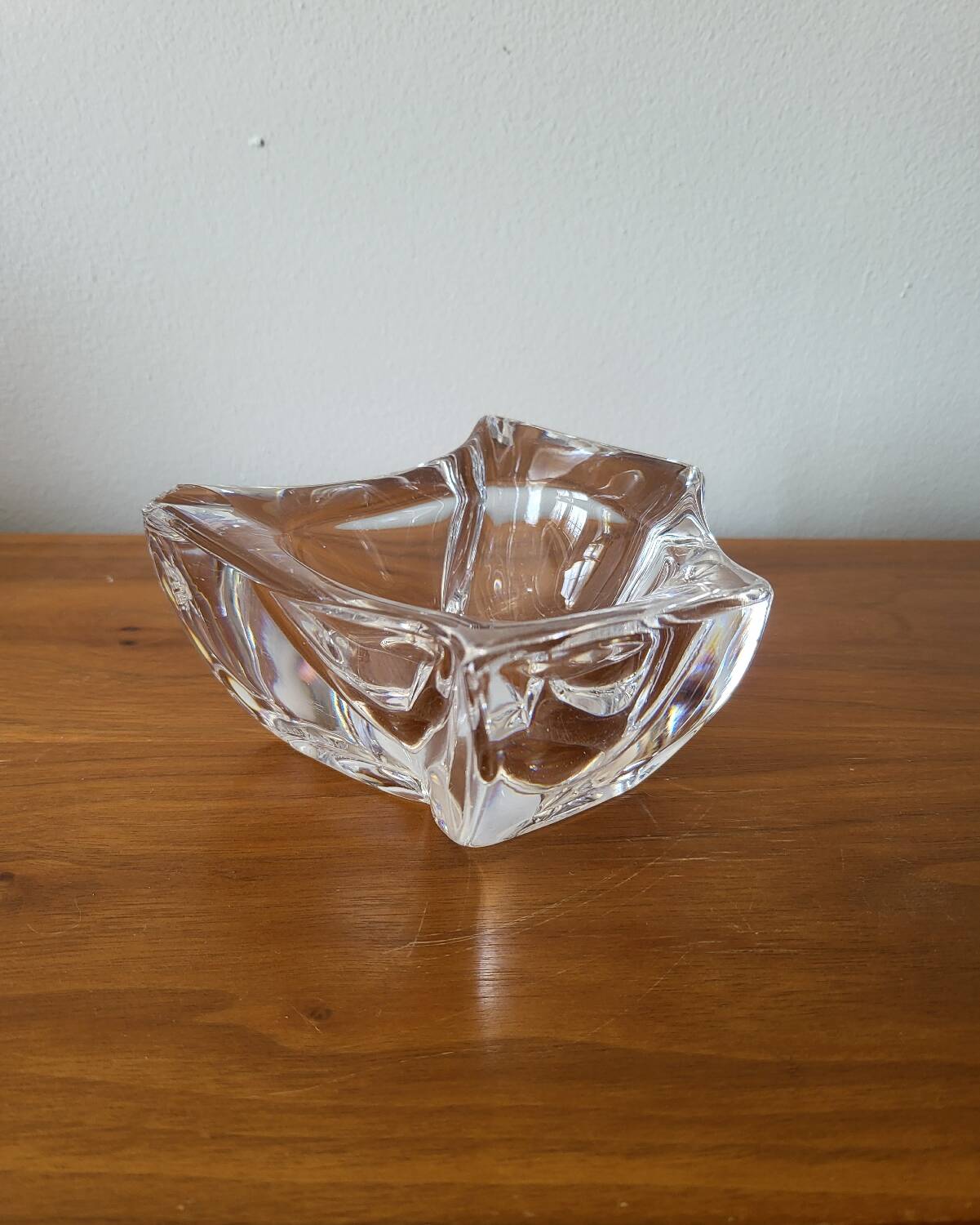 Daum France Crystal Pocket Ashtray