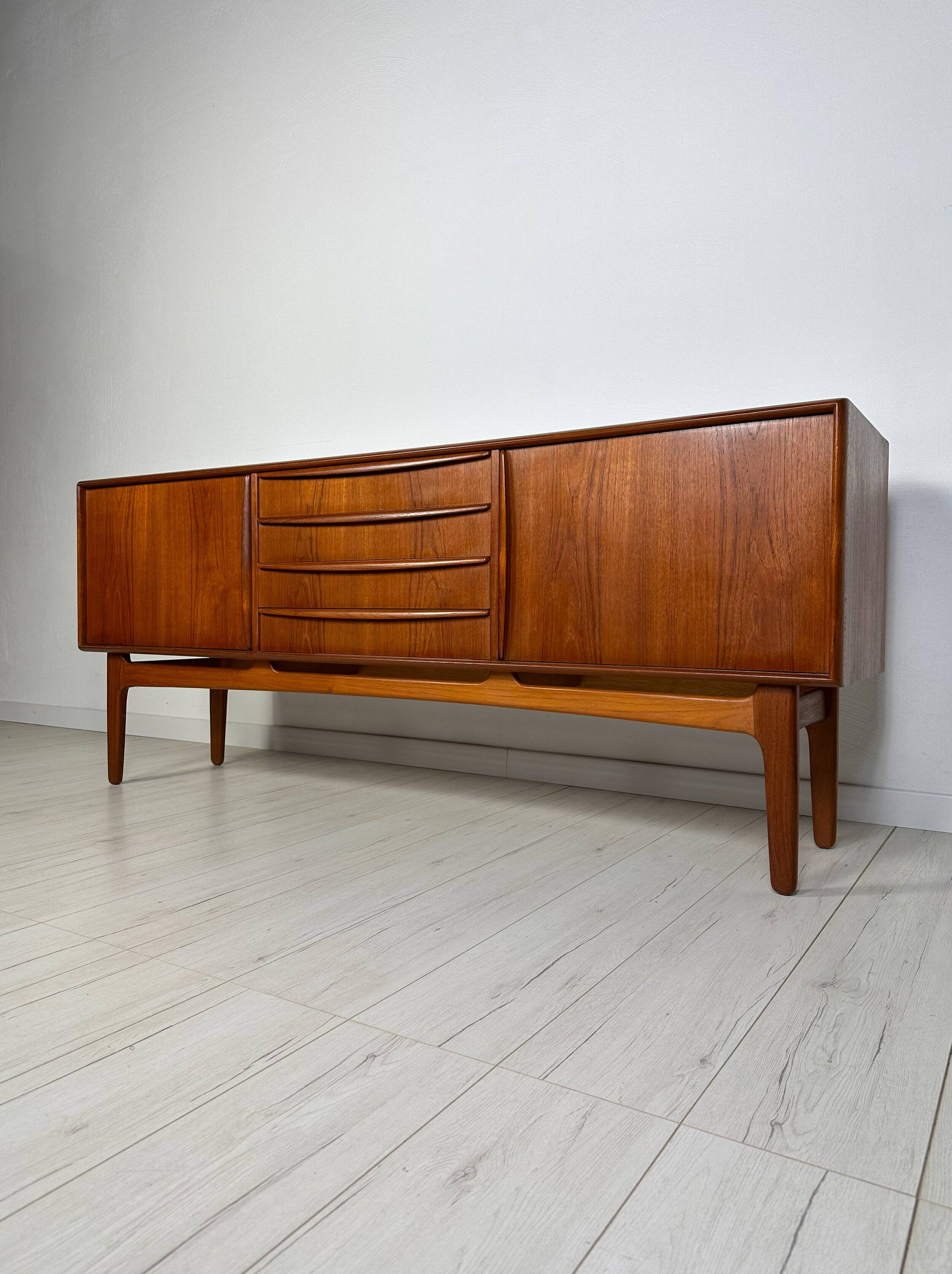 1960s vintage Danish teak sideboard by Svend Åge Madsen for K. Knudsen & Søn