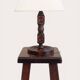 Art Deco Wood Table Lamp by Charles Dudouyt, France, 1930s