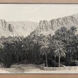 Old photograph collection Algeria Oasis El Kantara Circa 1950