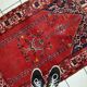 Old turkish carpet anatolian handmade 79cm x 112cm 1940s, 1c563