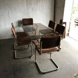 Ensemble table et chaise Cesca de Marcel Breuer