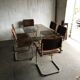 Ensemble table et chaise Cesca de Marcel Breuer
