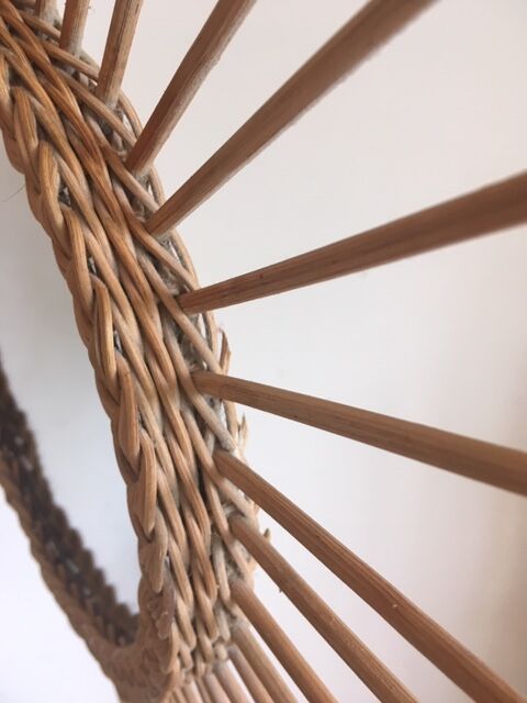 Mirror Sun rattan 62 X27