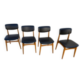 4 chaises vintage