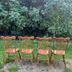 Set of 4 Windsor chairs in solid beech