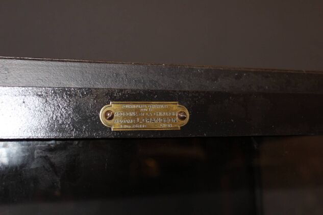 Metal medical display case, circa 1940